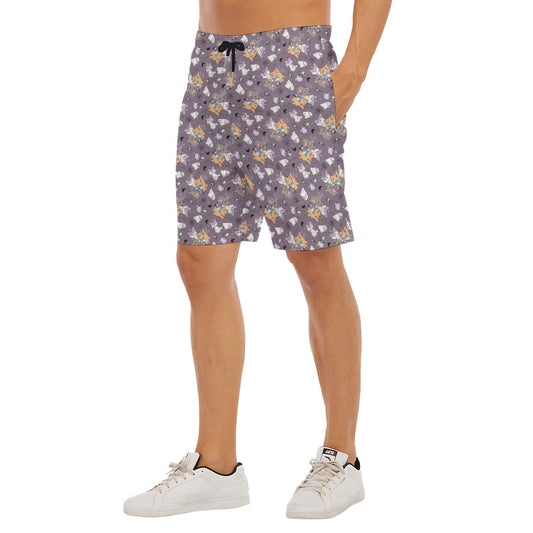 Spooky Fancy Felines - Men’s Pocket Beach Shorts