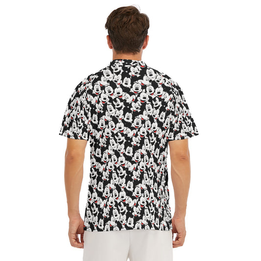 Many Faces of Classic Mouse - Men's Polo Shirt