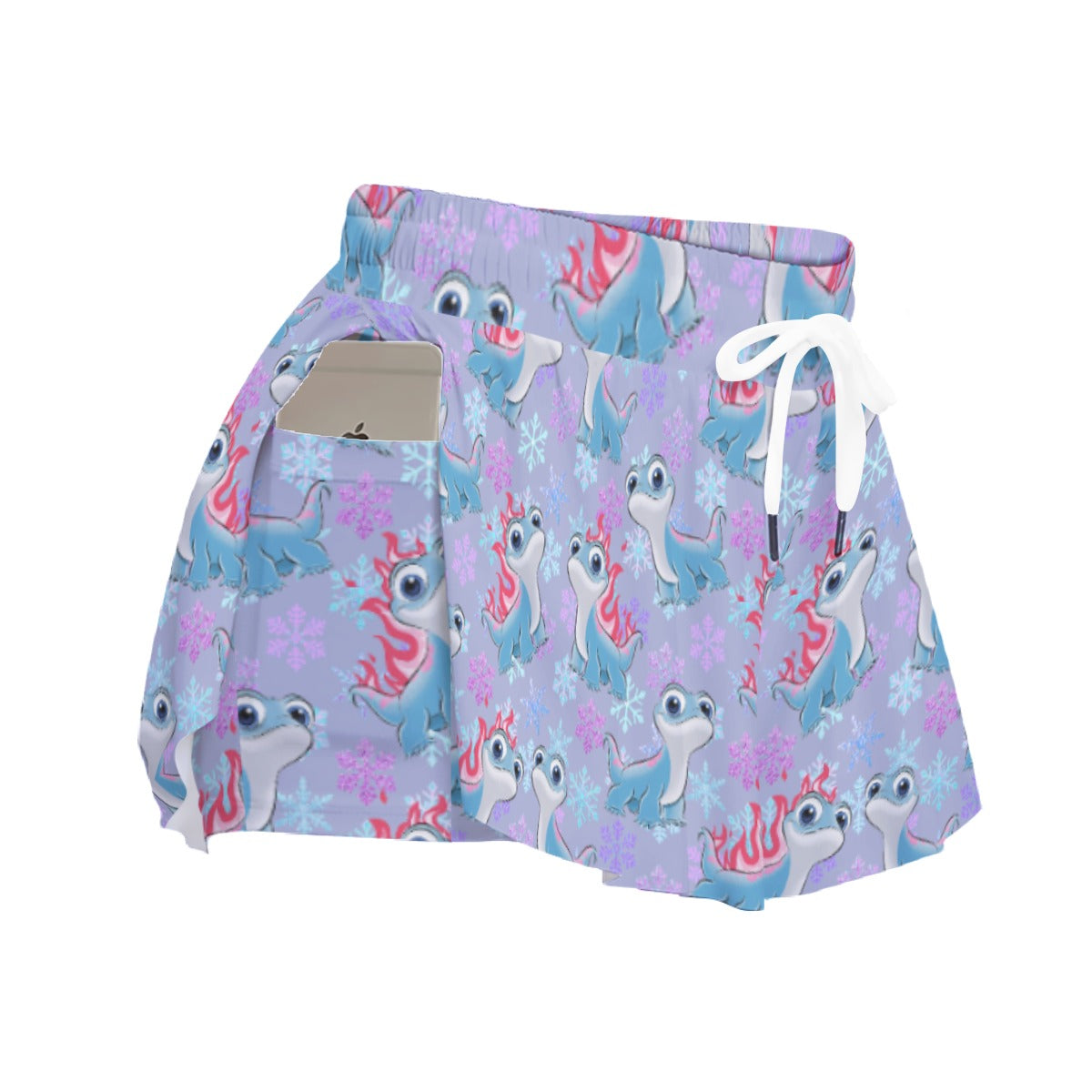 Bruni the Fire Spirit - Women's Flowy Pocket Shorts
