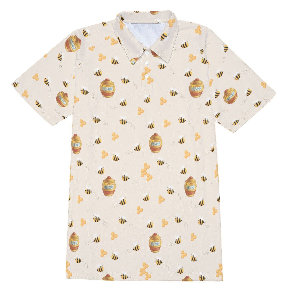 Sweet Hunny Pot & Bees - Men's Polo Shirt