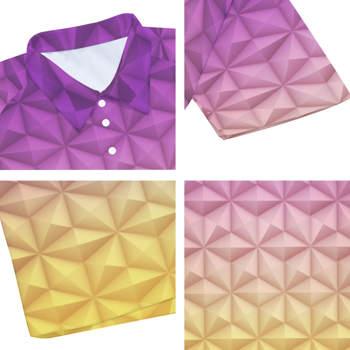 Geometric Spaceship Sphere - Men's Polo Shirt