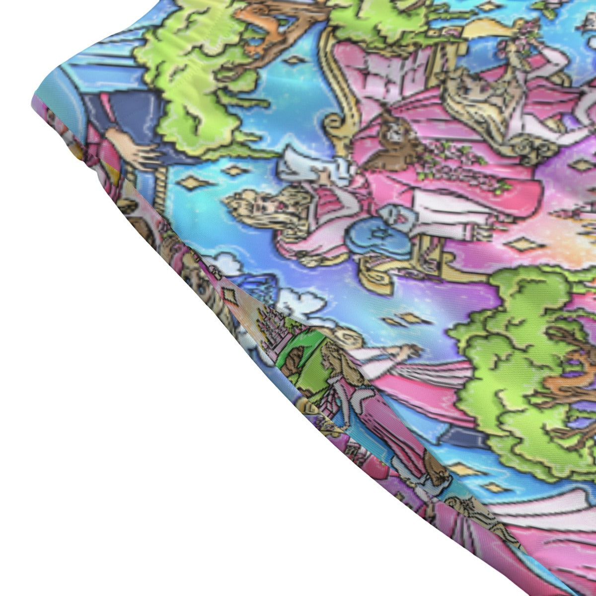 Dreaming Princess Storybook Scenes - Women's Pocket Skater Skirt