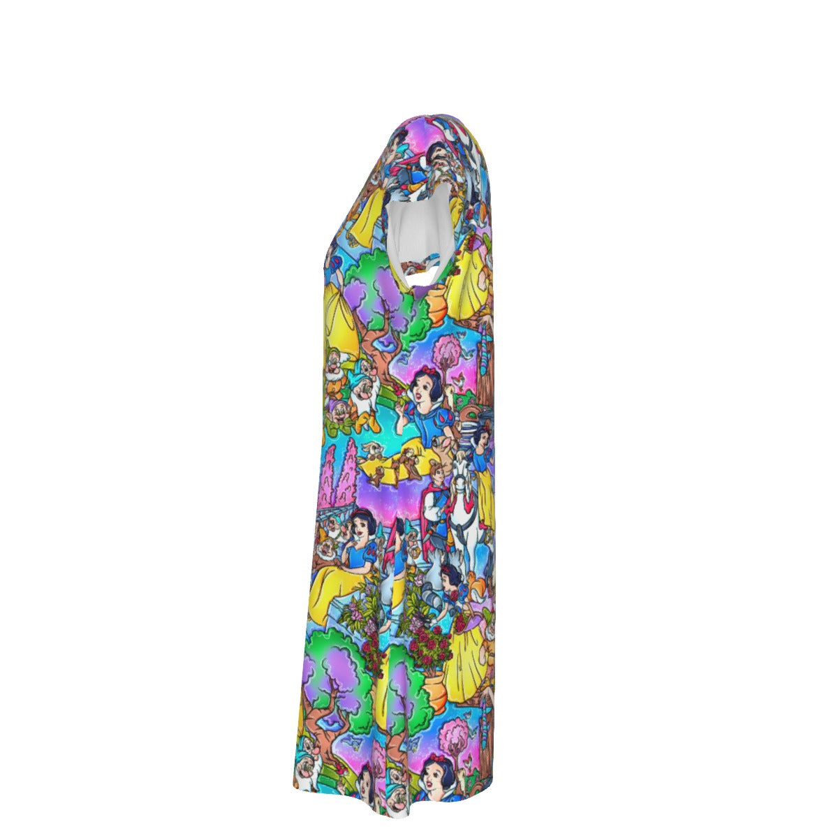 Fairest Princess Storybook Scenes - Women's T-Shirt Dress
