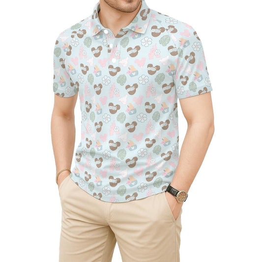 Pastel Island Treats - Men's Polo Shirt