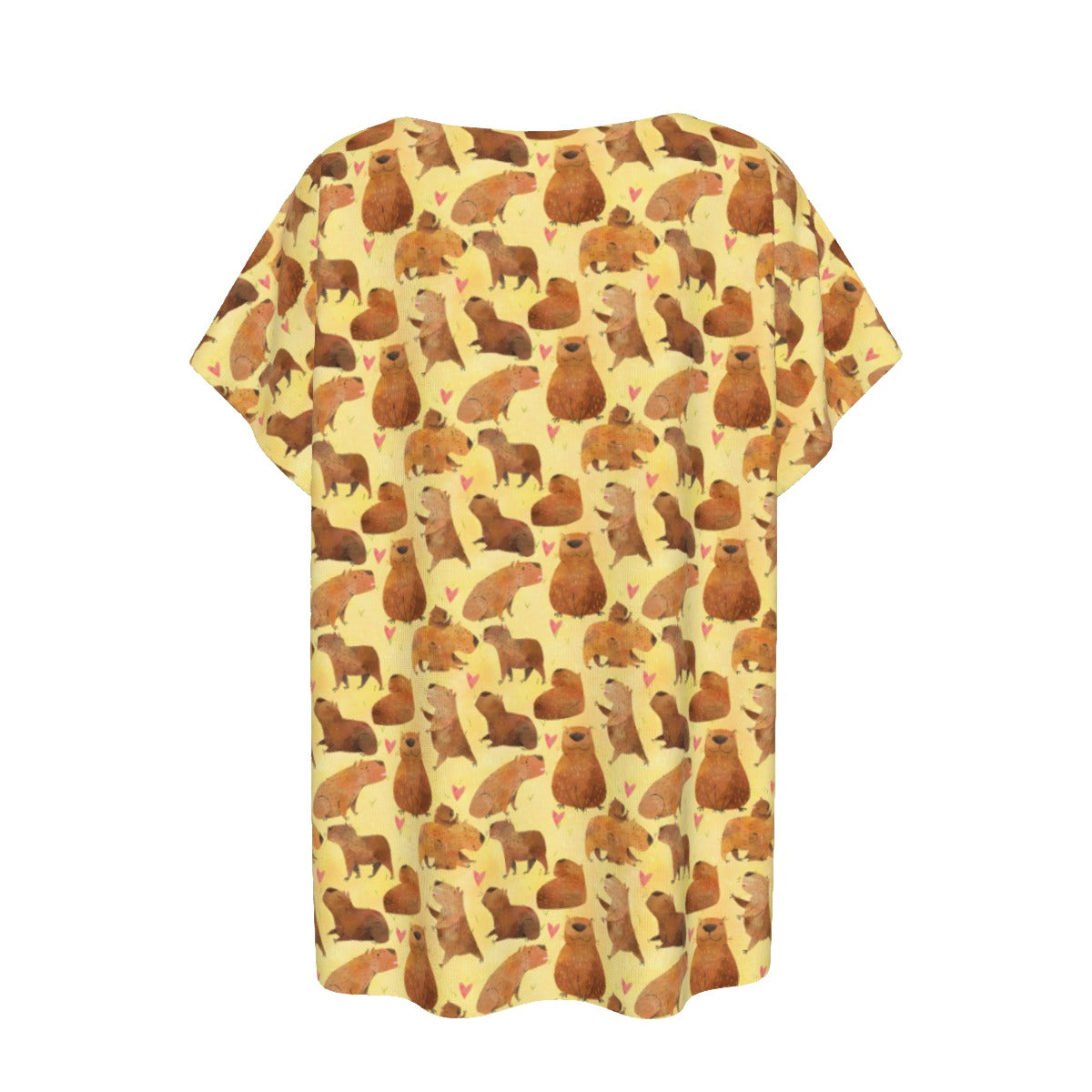 Capybara Love - Women’s Relaxed Fit Scoop Tee