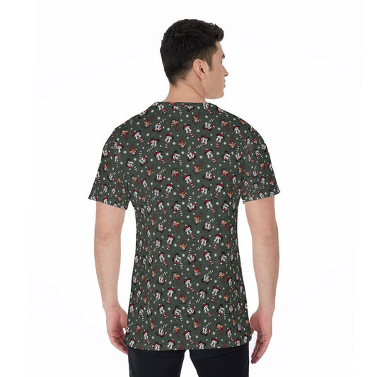 Vintage Holiday Friends - Men's Short Sleeve T-Shirt