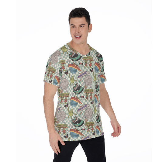 Hand Drawn EC - Men's Short Sleeve T-Shirt