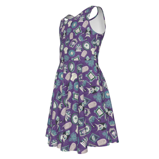 Tomb Sweet Tomb - Kid's Sleeveless Skater Dress