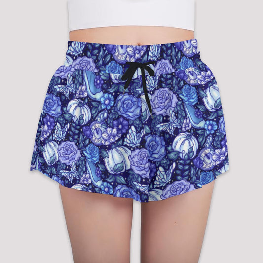 Fairytale Florals – Royal Ball - Girls’ Flowy Pocket Shorts