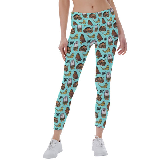 Shapeshifting Island Hero - Women's Yoga Leggings