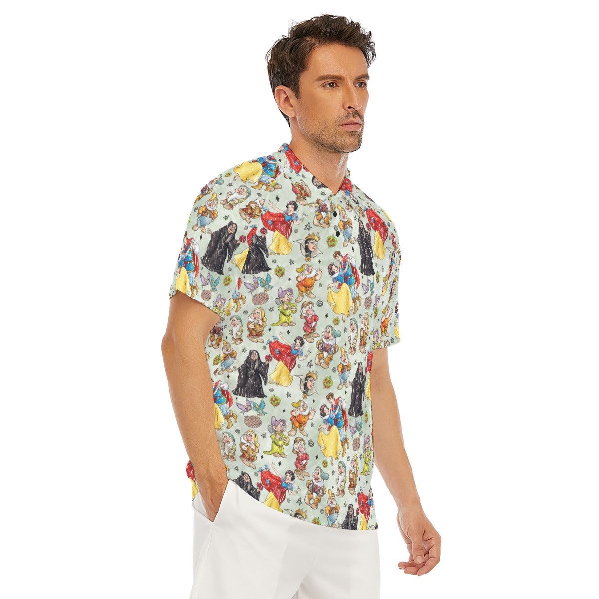 Fairest Crew Sketch - Men's Polo Shirt