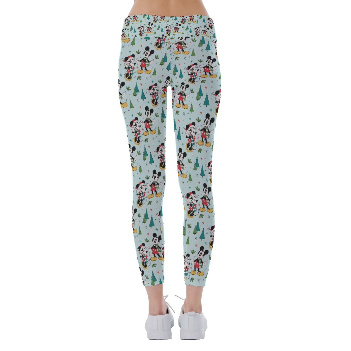 Mouse Friends Evergreen Stroll - Women's Yoga Leggings