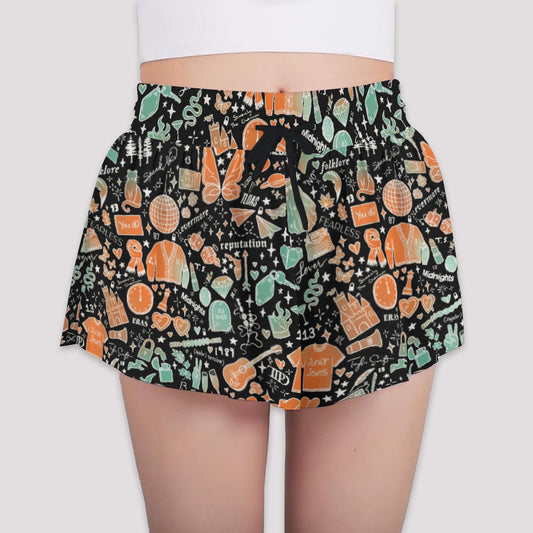 Showgirl Era Icons - Girls’ Flowy Pocket Shorts