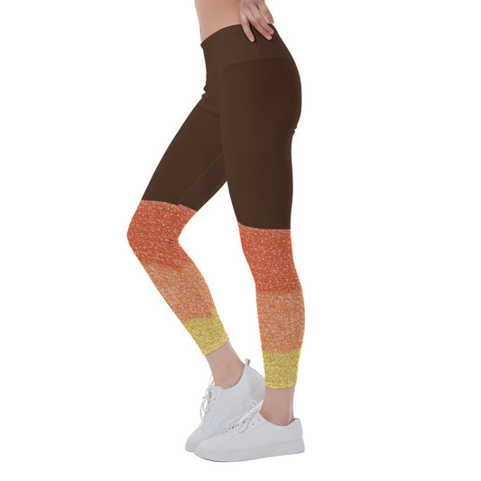 Candy Racer Leggings: Gloyd Orangboar - Women's Yoga Leggings
