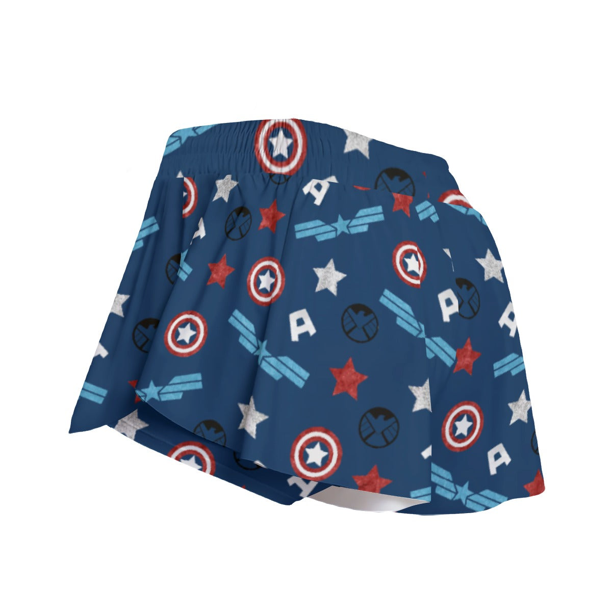 American Superhero - Women's Flowy Pocket Shorts