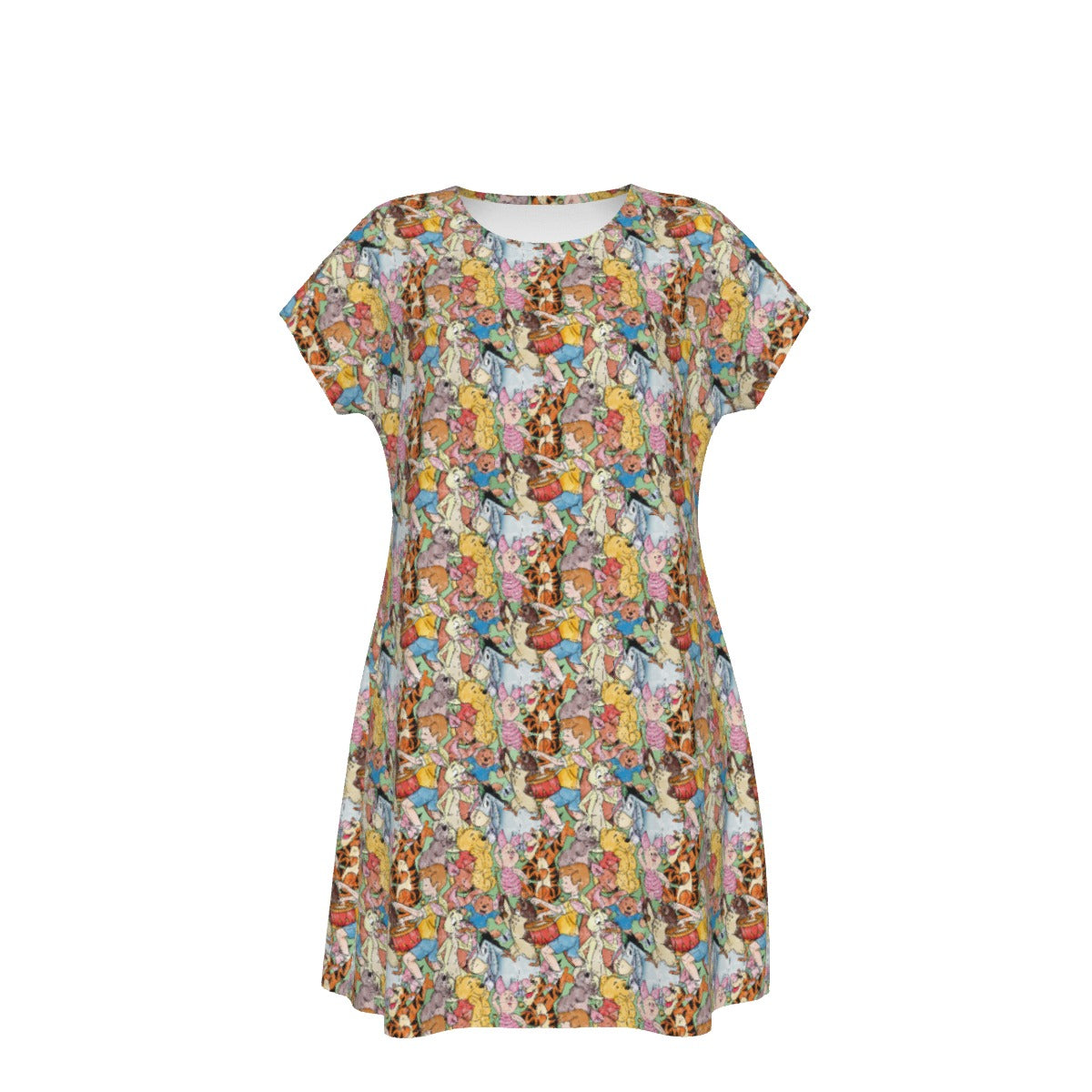 Sketched Hundred Acre Crew - Women's T-Shirt Dress