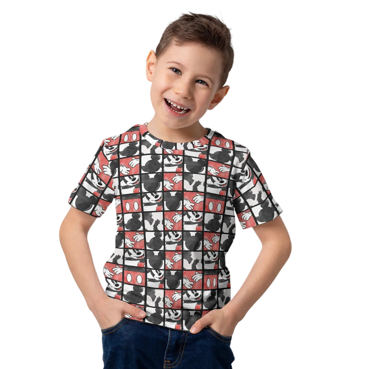 Mouse Block Party - Kid’s Short Sleeve T-Shirt