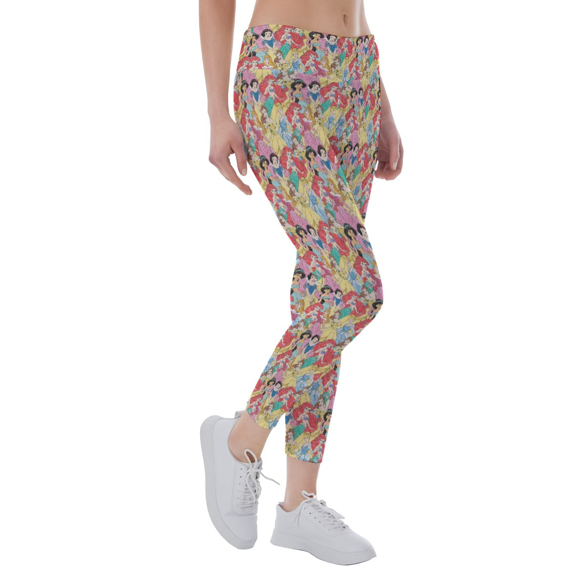 Royal Princess Sketches - Women's Yoga Leggings