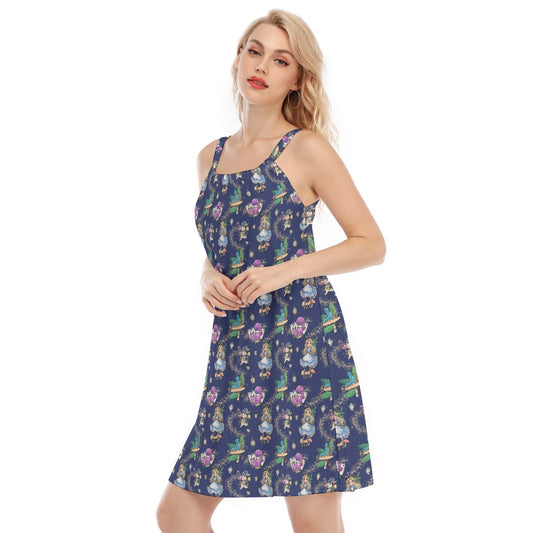 Whimsical Enchanted Forest - Women’s Adjustable Sundress