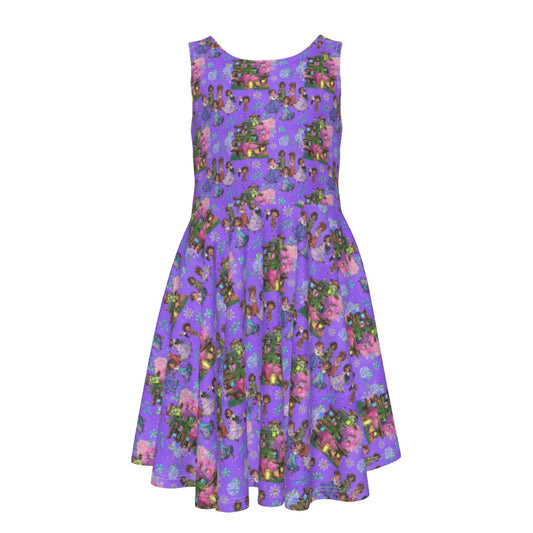 Whimsical Family Magic - Kid's Sleeveless Skater Dress