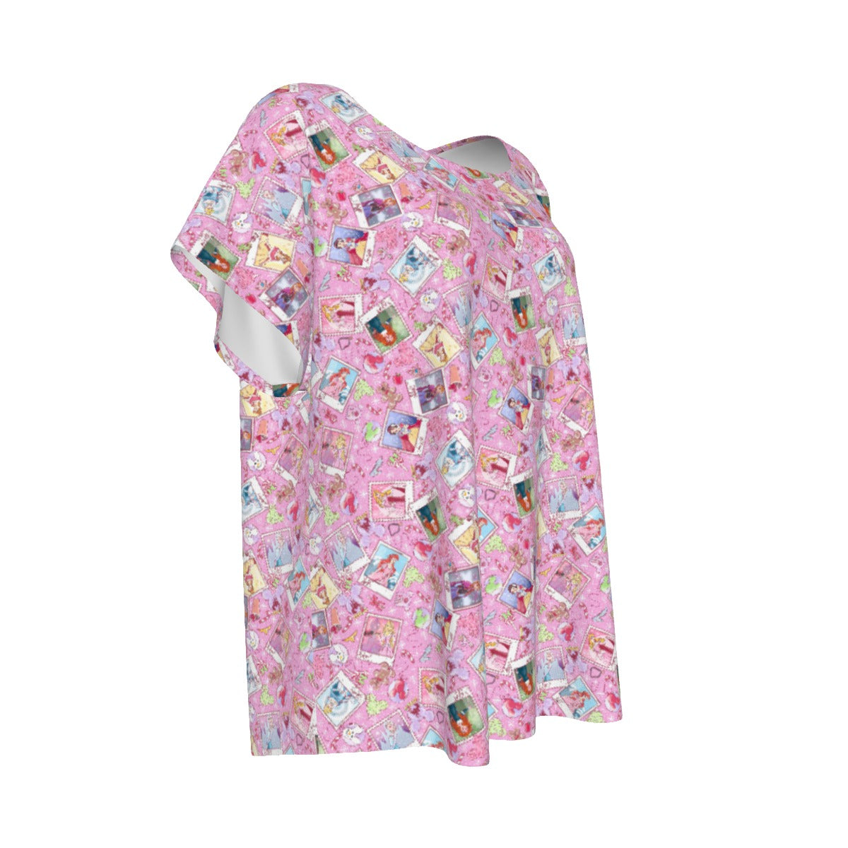 Holiday Winter Princess Christmas Snapshots - Women’s Relaxed Fit Scoop Tee