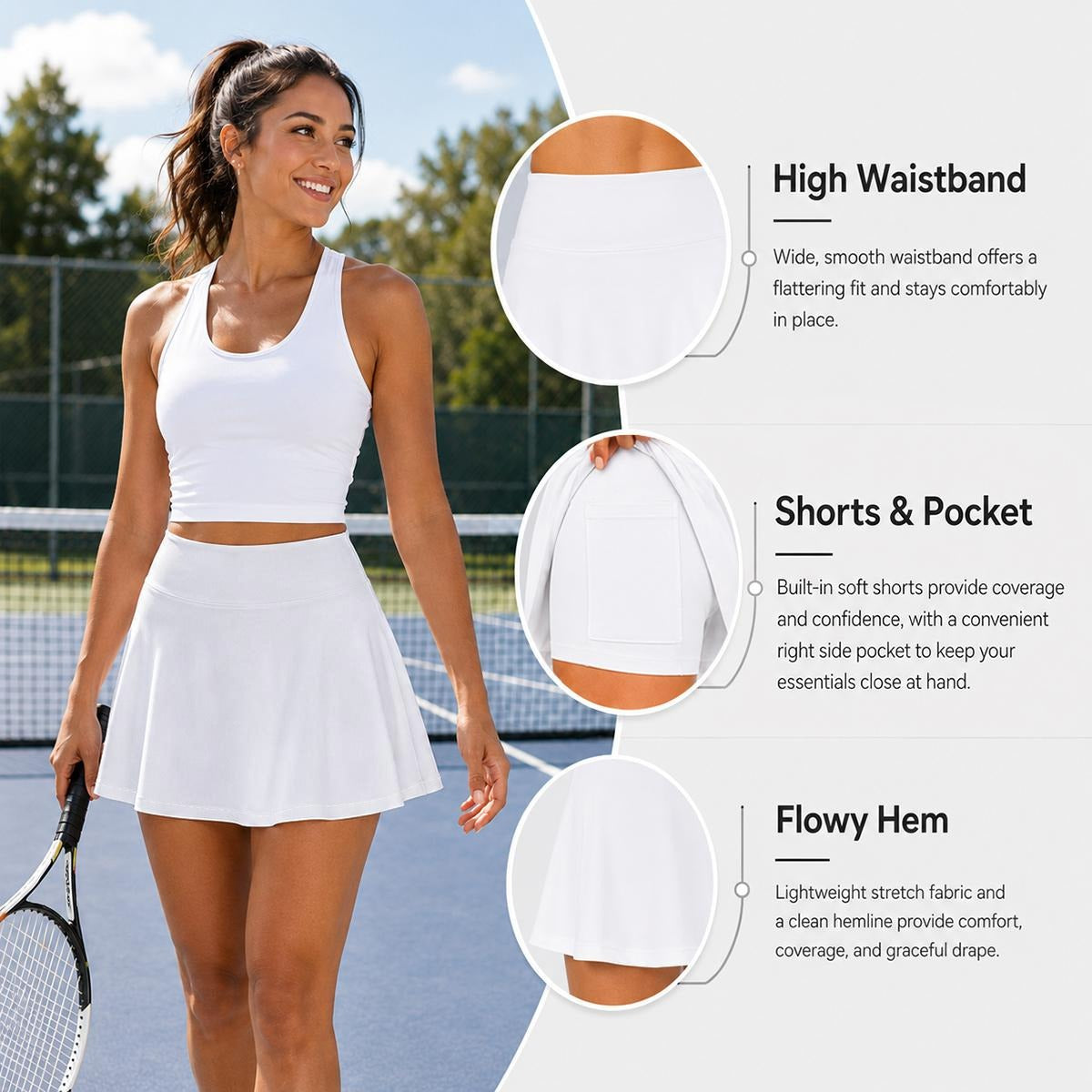 Pick Any Print from our Shop - Women’s Athletic Skater Skort with Pockets