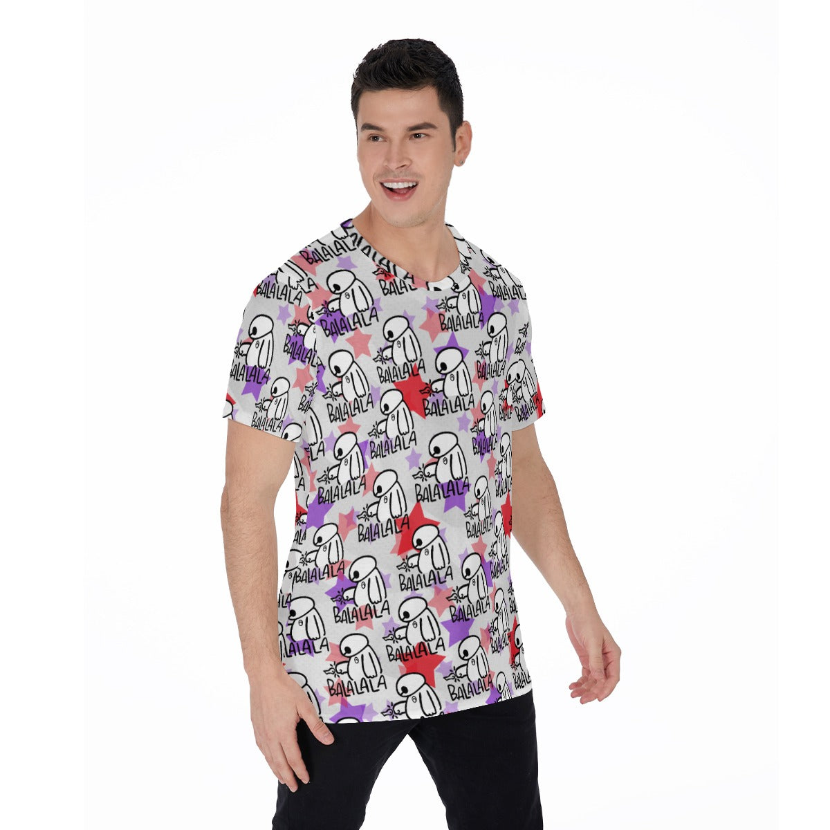 White Robot Balala - Men's Short Sleeve T-Shirt