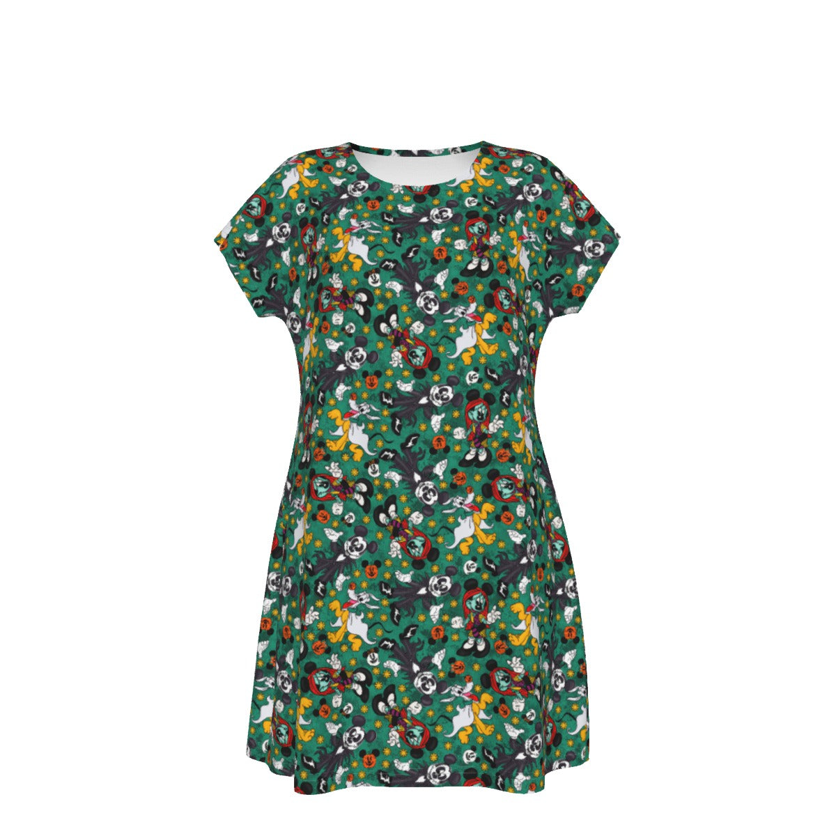 Beloved Couple as Spooky Pair - Women's T-Shirt Dress