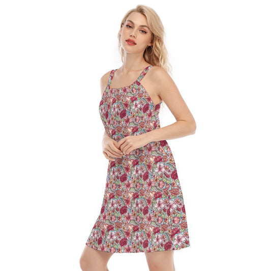 Fairytale Florals – Island Princess - Women’s Adjustable Sundress
