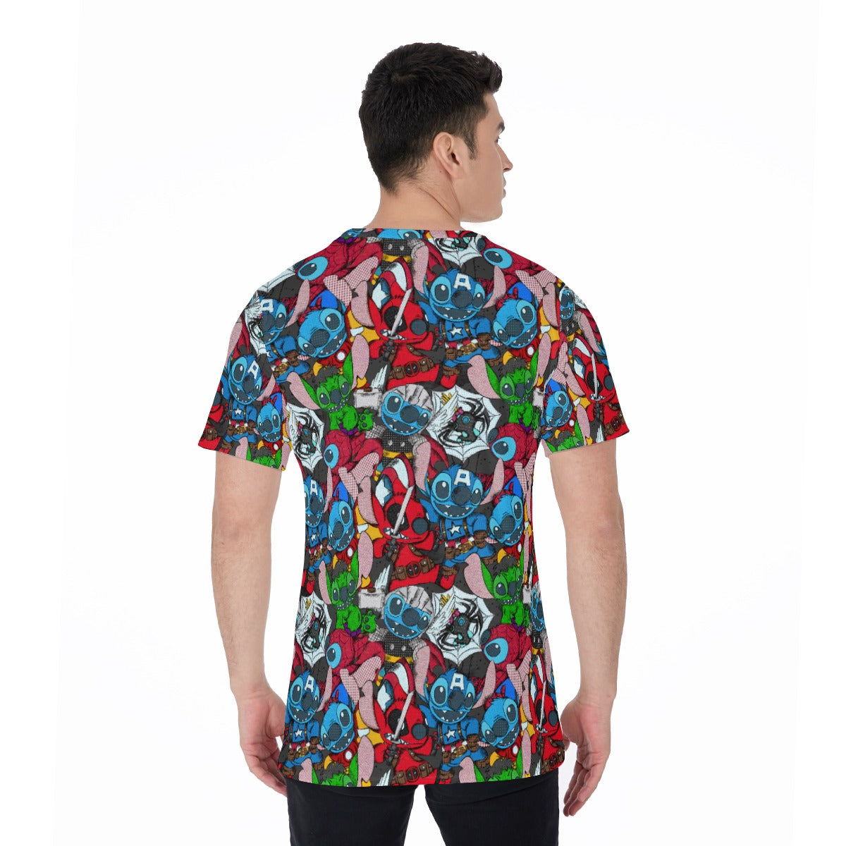 Superhero Stitch - Heroes Assembled - Men's Short Sleeve T-Shirt