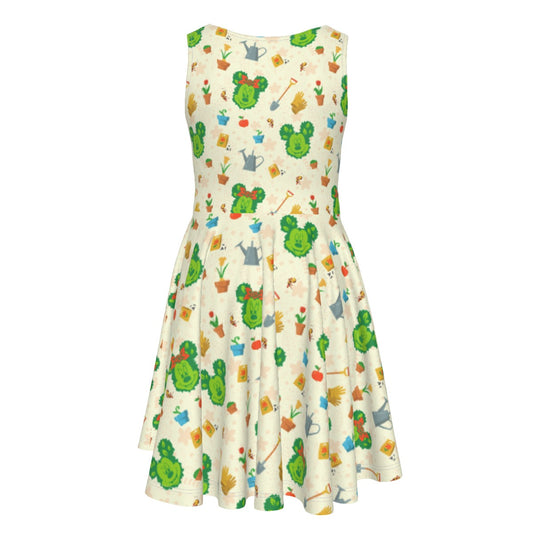 Spring Flower & Garden Festivalval - Kid's Sleeveless Skater Dress