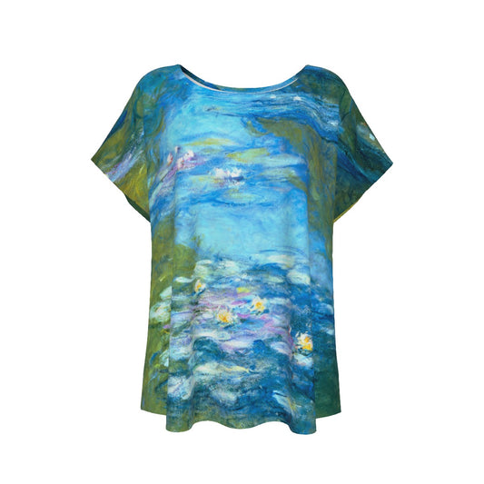 Monet Water Lillies - Women’s Relaxed Fit Scoop Tee