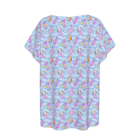 Imagine with Figment - Women’s Relaxed Fit Scoop Tee