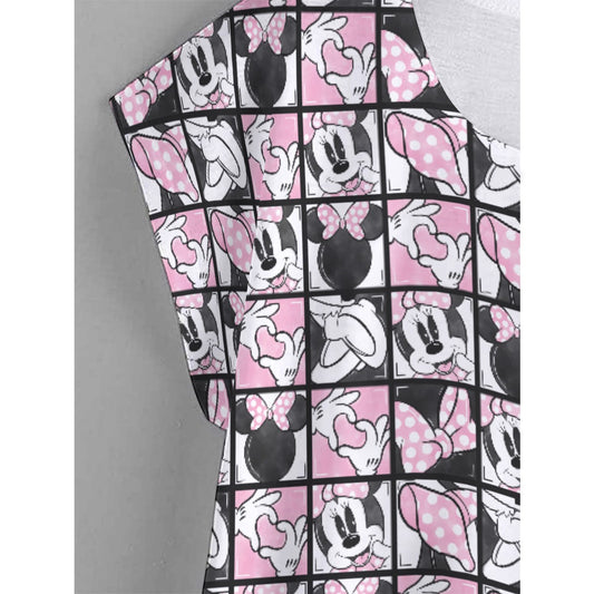 Mouse Bow Block Party - Women’s Relaxed Fit Scoop Tee