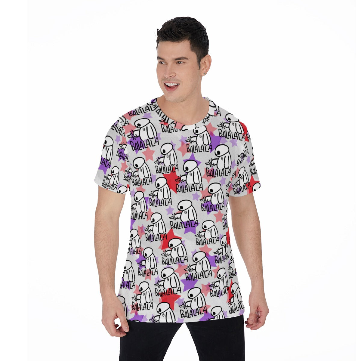 White Robot Balala - Men's Short Sleeve T-Shirt
