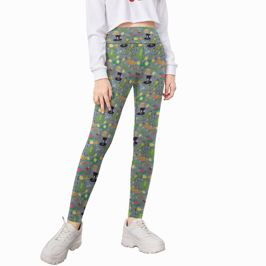 Bayou Princess Icons - Kid's Leggings