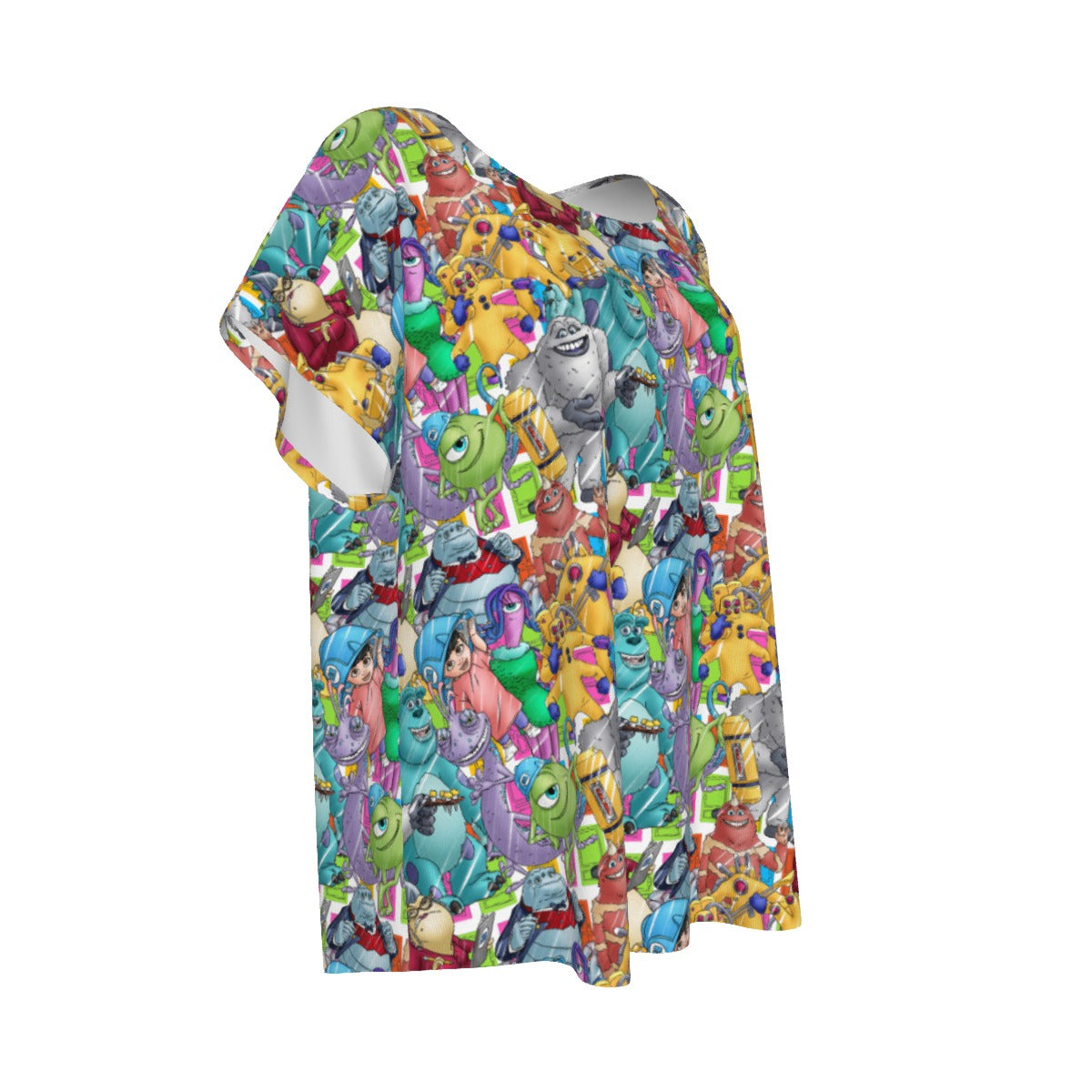 Monster Mayhem Sketched - Women’s Relaxed Fit Scoop Tee