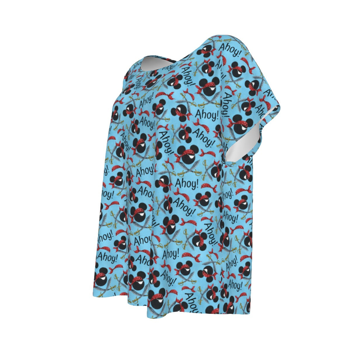 Pirate Mouse Ahoy! - Women’s Relaxed Fit Scoop Tee