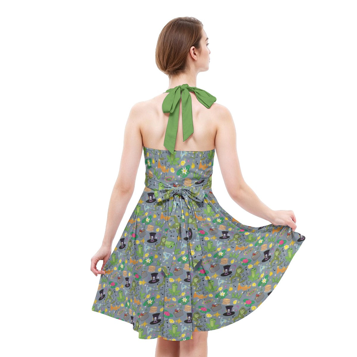 Bayou Princess Icons - Women's Halter Vintage Pocket Dress