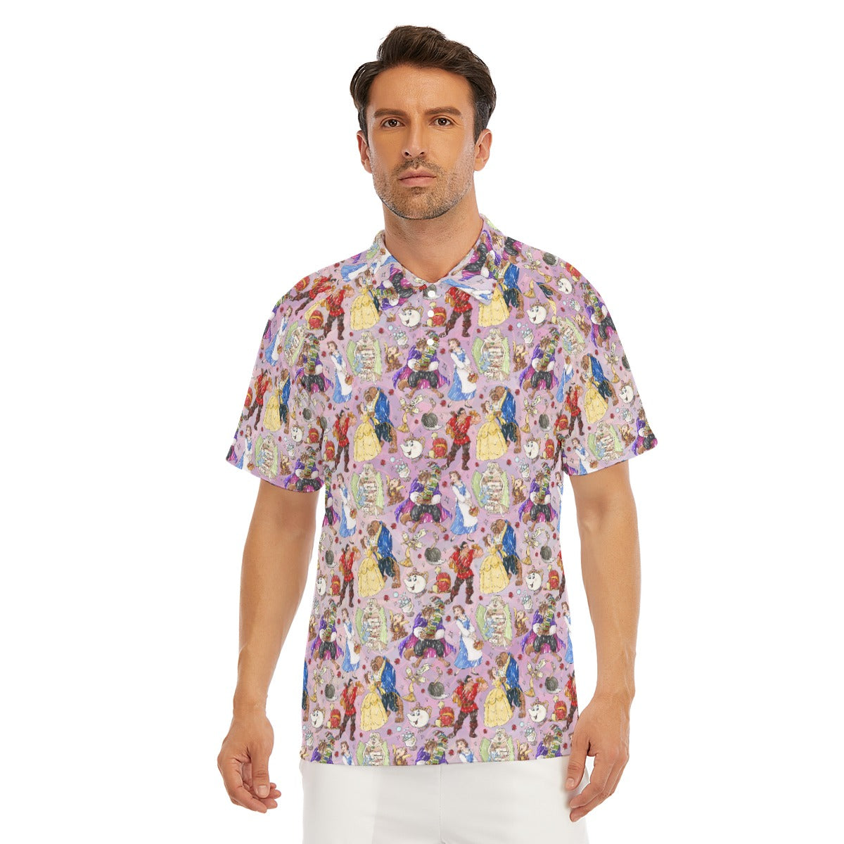 Enchanted Tale Sketch - Men's Polo Shirt