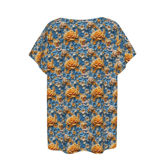 Regal Embroidered Royal Maiden - Women’s Relaxed Fit Scoop Tee