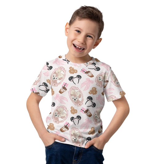 Bow Bear Sweet Day - Kid’s Short Sleeve T-Shirt