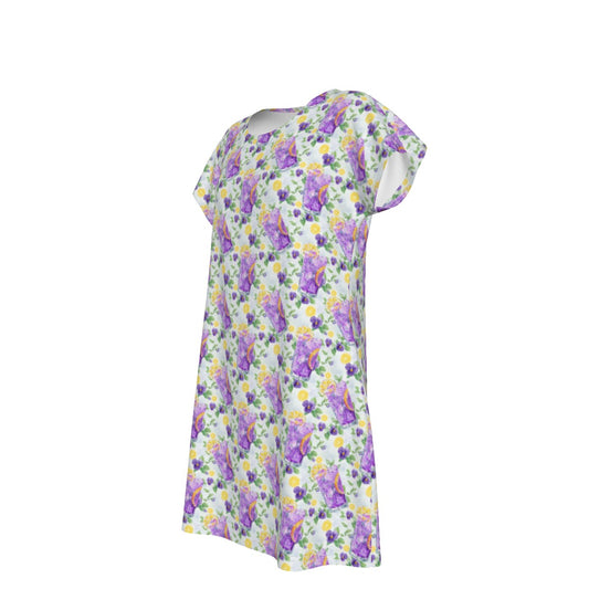 Zest Of The Fest Violet Lemonade - Women's T-Shirt Dress