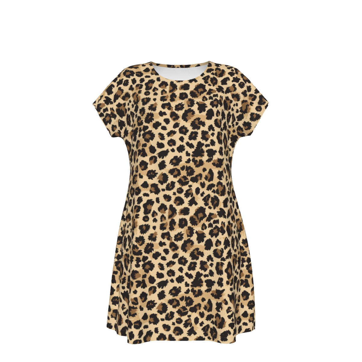 Animal Print - Cheetah - Women's T-Shirt Dress