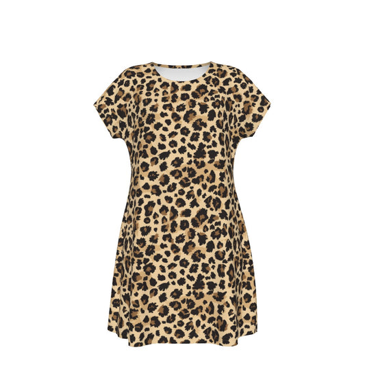 Animal Print - Cheetah - Women's T-Shirt Dress