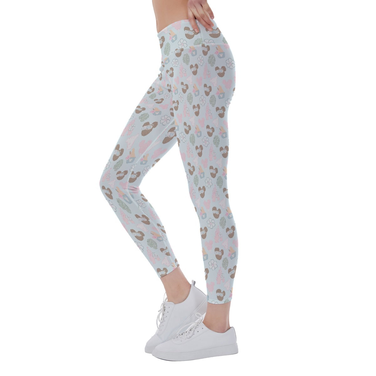 Pastel Island Treats - Women's Yoga Leggings