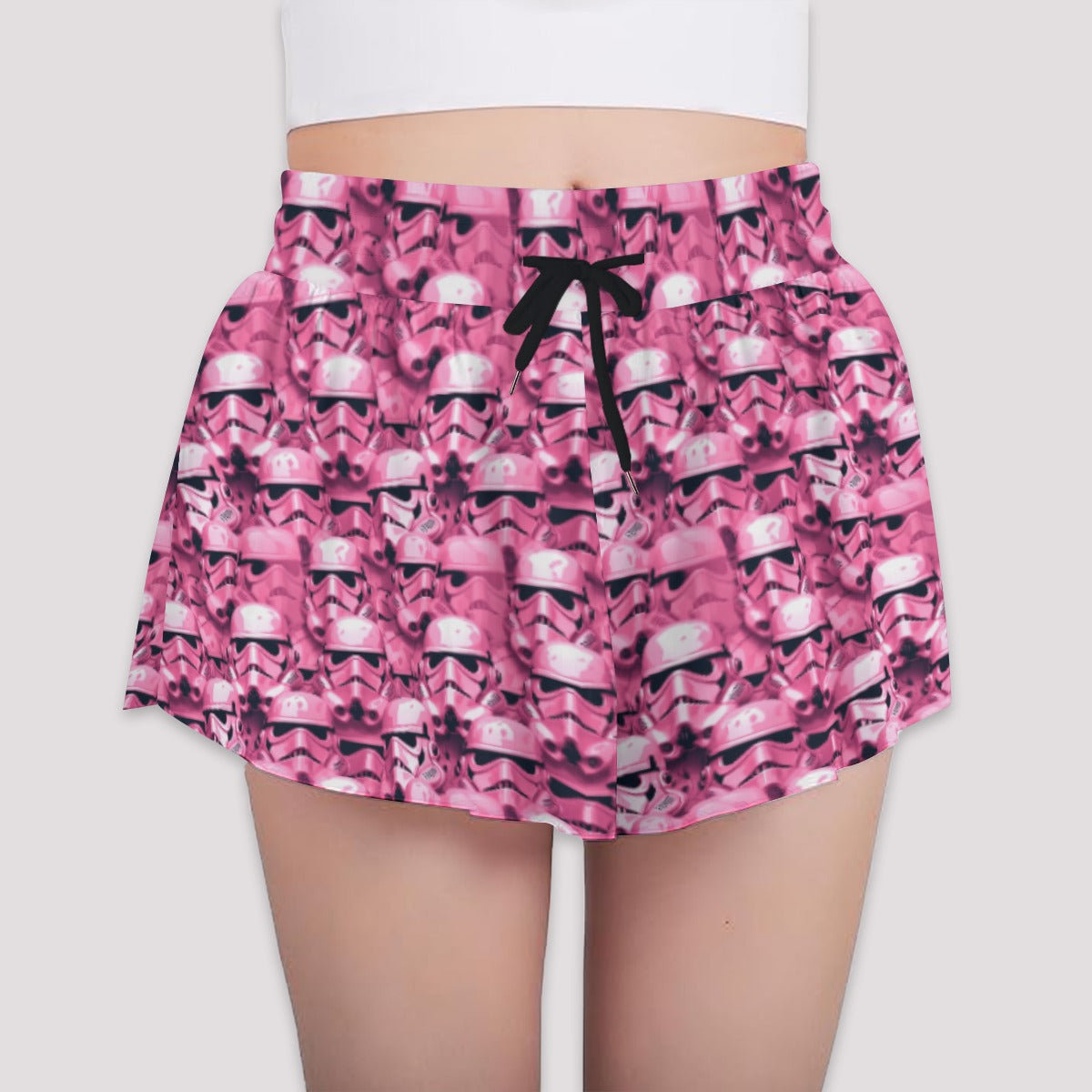 Pink Helmet Battalion - Girls’ Flowy Pocket Shorts