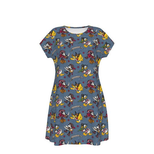 Cruise Pirate Night - Women's T-Shirt Dress