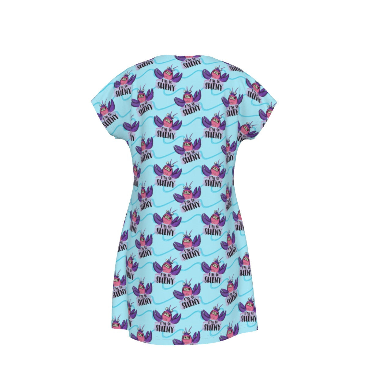 Shiny Deep-Sea Villain - Women's T-Shirt Dress