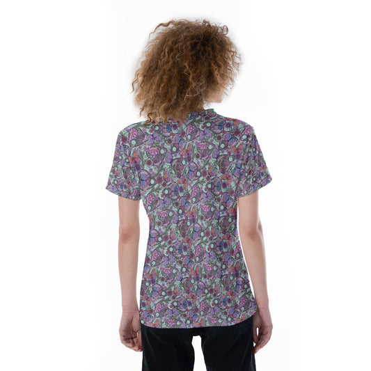 Butterfly Planchettes - Women's Short Sleeve V-Neck T-Shirt